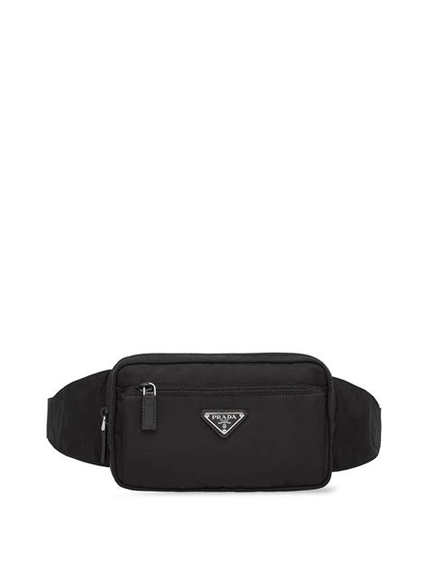 prada logo belt bag|Prada nylon waist bags.